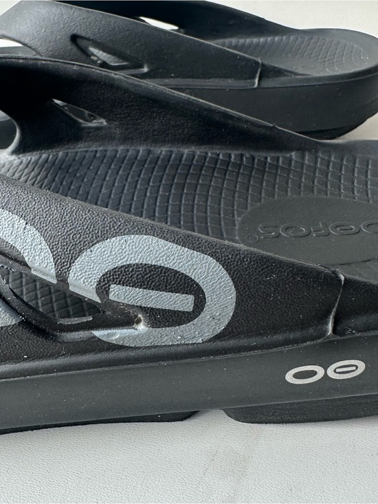 Oofos Black OOriginal Sport Sandals Men\'s 7 / Women\'s 9 Recovery Shoes main image 12